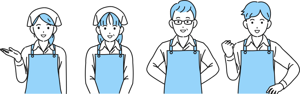 スタッフのイラスト